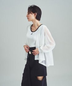 GRACE CONTINENTAL メッシュニットフーディー