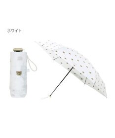 MOONBAT 【UVカット/コンパクト】ポール & ジョー (PAUL & JOE ACCESSOIRES) 折りたたみ雨傘 ドットヌネット