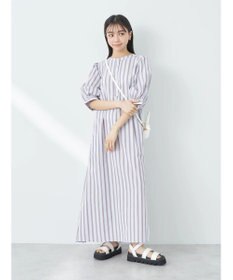 earth music&ecology ポプリンフレアワンピース