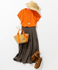 23区 【洗える/好評につき新色追加】レーヨンポリエステルストレッチ プルオーバー ニット