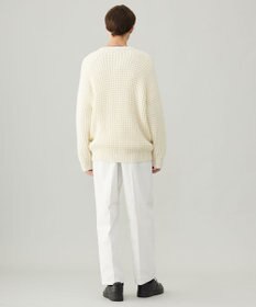 UNFILO MENS 【男女兼用】ウールポップコーン クルーネック ニット