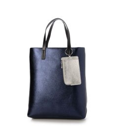 UNBILLION VERYコラボ カシュカシュ cachecache / カードケース付きメタリックトートバッグ