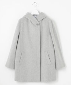 J.PRESS LADIES L ショートビーバー フーデット コート