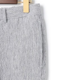 J.PRESS MEN ストレッチリネンサッカー パンツ