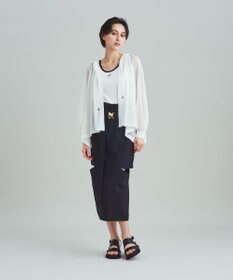 GRACE CONTINENTAL メッシュニットフーディー