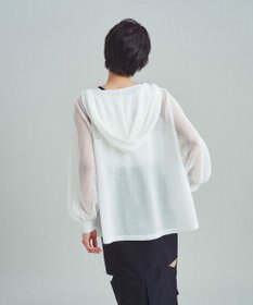 GRACE CONTINENTAL メッシュニットフーディー