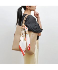 UNBILLION cachecache ビッグスカーフ付きサイド結びトート