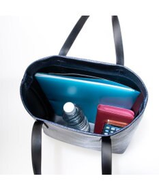 UNBILLION VERYコラボ カシュカシュ cachecache / カードケース付きメタリックトートバッグ