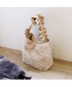 UNBILLION カシュカシュ cachecache / フリルハンドルボアトート