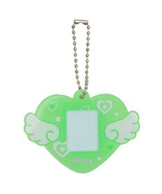 WEGO 【痛バ＆推し活グッズ】ハートエンジェルIDフォトケースキーホルダー