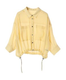 YECCA VECCA 【2点SET】シアーシャツ×Aラインキャミワンピース