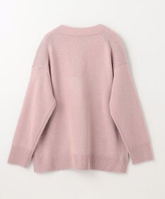 ANY 【洗濯機可】ラムウールVネック カーディガン