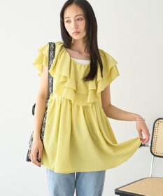earth music&ecology ラッフルフリルワンピース