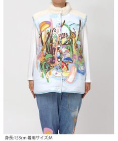 tsumori chisato SLEEP ツモリチサト ベスト 綿100％(表側) ノースリーブ ルームウエア レディース URX189 /ワコール