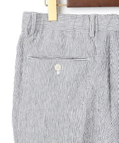 J.PRESS MEN ストレッチリネンサッカー パンツ