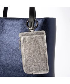 UNBILLION VERYコラボ カシュカシュ cachecache / カードケース付きメタリックトートバッグ