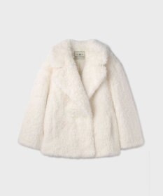 GRACE CONTINENTAL フェイクファーPコート