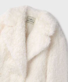 GRACE CONTINENTAL フェイクファーPコート