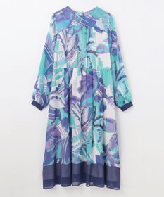 GRACE CONTINENTAL アールデコリゾートプリントワンピース