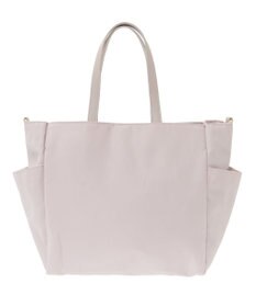 Maison de FLEUR 撥水加工リボンチャームマルチポケットトートS