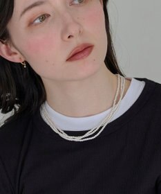 Phoebe 3連ビーズパールネックレス