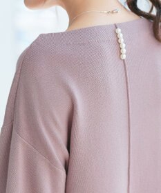 Tiaclasse L 【安田美沙子さん着用・洗える】ボリュームパフスリーブニットチュニック