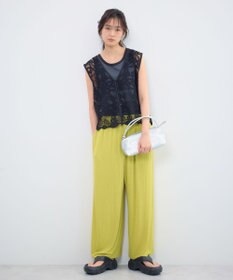 Green Parks レース刺繍ベスト
