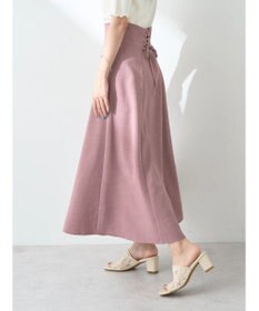 earth music&ecology バックレースアップスカート