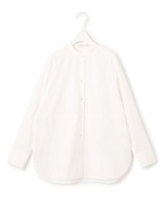 ICB 【洗える】 クリーンブロード バンドカラーシャツ