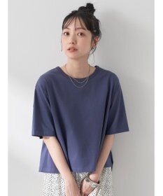 earth music&ecology バックタッククロップドＴ