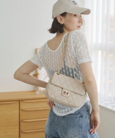 WEGO 【ANGIE VINTAGE】キルティングショルダーBAG