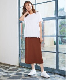 J.PRESS LADIES 【洗える】ライトカルゼハイゲージ スカート