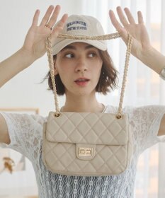 WEGO 【ANGIE VINTAGE】キルティングショルダーBAG