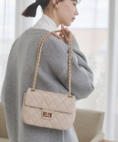 WEGO 【ANGIE VINTAGE】キルティングショルダーBAG