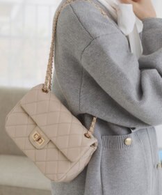 WEGO 【ANGIE VINTAGE】キルティングショルダーBAG