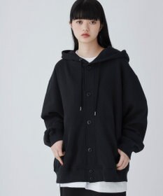 WEGO 【ユニセックス着用ITEM】スウェットボタンカーディガン