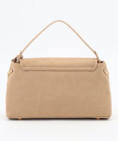 組曲 スエードライク トップハンドルバッグ