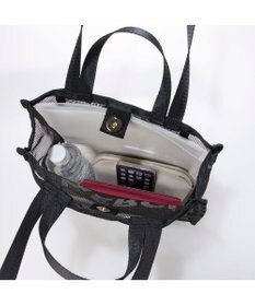 UNBILLION カシュカシュ cachecache / オーバープリントメッシュ2ハンドルトート