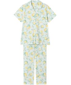 Wing パジャマ 綿100%(本体) 天竺素材 5分袖 半袖 長ズボン レディース EP8046 ウイング／ワコール