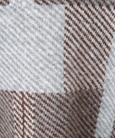 CRAFT STANDARD BOUTIQUE 洗える/チェック柄ニットプルオーバー