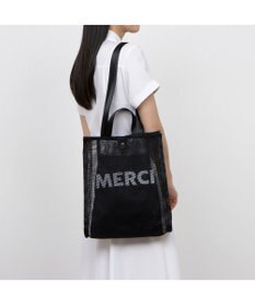 UNBILLION カシュカシュ cachecache / オーバープリントメッシュ2ハンドルトート