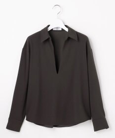 J.PRESS LADIES ジョーゼットダンボール スキッパー カットソー