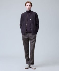 J.PRESS MEN 品よく暖かで首元からスマートに【ストレッチ / イージーケア】【FLEX YARN】タートルネック ニット