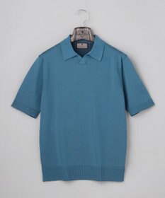 GOTAIRIKU 【洗濯機可】テーラード DRESS BIZ スキッパーニットポロ