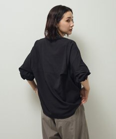 Green Parks 金ボタン裾ドロストシャツ