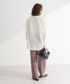 Green Parks 金ボタン裾ドロストシャツ