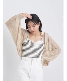 earth music&ecology メッシュボレロ