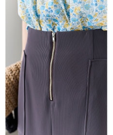 Te chichi フロントZIPトリコットタイトスカート