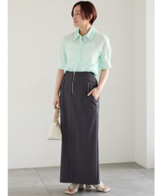 Te chichi フロントZIPトリコットタイトスカート