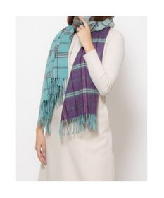 UNBILLION カシュネ cache nez / ウールメニーチェックストール